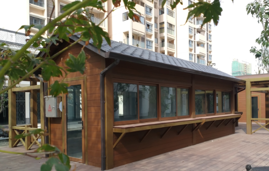 移動塑木屋選擇高性能塑木共擠材料