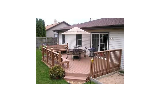 塑木共擠材料的戶外應用